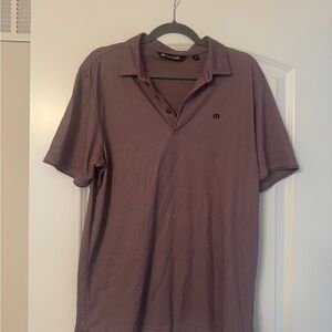 Men's Travis Matthew Mauve Polo Shirt